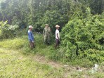 Antisipasi Kebakaran Lahan, Babinsa dan MPA Turun ke Lapangan