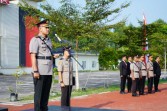 Pimpin Upacara Hari Juang Polri 2026 di Meranti, Kapolres Gede Adi Tekankan Pelayanan Humanis