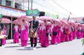 Kontingen Meranti Tampil di Pawai Ta'aruf MTQ Riau, Bupati Asmar Beri Semangat