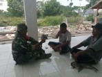 Babinsa Ajak Warga Desa Bantar Jaga Kerukunan dan Keamanan