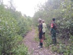 Babinsa Koramil 02/Tebing Tinggi Bersama Warga Patroli Karhutla di Desa Insit, Hasilnya Nihil Titik 