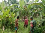Babinsa Bersama Warga Desa Bantar Gelar Patroli Karhutla