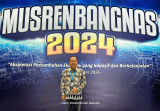 Wakili Plt Bupati Meranti, Sekda Bambang Hadiri Musrenbangnas 2024