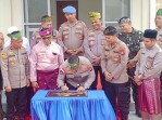 Danramil 02/Tebing Tinggi Hadiri Peresmian Mako Polsek Rangsang Barat