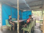Pererat Silaturahmi, Babinsa Ajak Masyarakat Desa Lemang Jaga Keamanan dan Cegah Karhutla