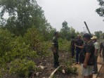 Babinsa Koramil 02/Tebing Tinggi Bersama MPA dan Warga Patroli Karhutla di Selatpanjang Kota