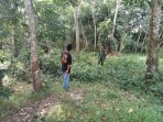 Serda Muherli Bersama MPA Patroli Karhutla di Desa Insit