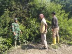 Babinsa dan MPA Patroli Karhutla di Tanjung Medang