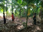 Cegah Kebakaran Lahan, Babinsa dan Warga Gelar Patroli Rutin