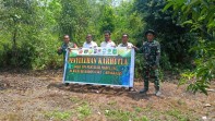 Hari ke-10, Tim Mabes TNI Patroli Karhutla di Desa Tanjung Peranap